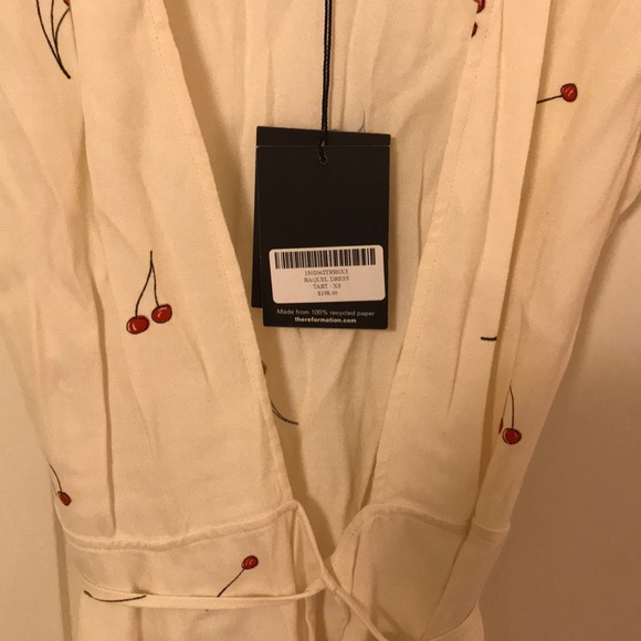 SOLD Reformation Wrap Raquel Mini Dress - XS NWT - Picture 5 of 5